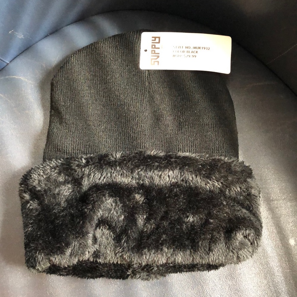 Faux fur Beanie or skully